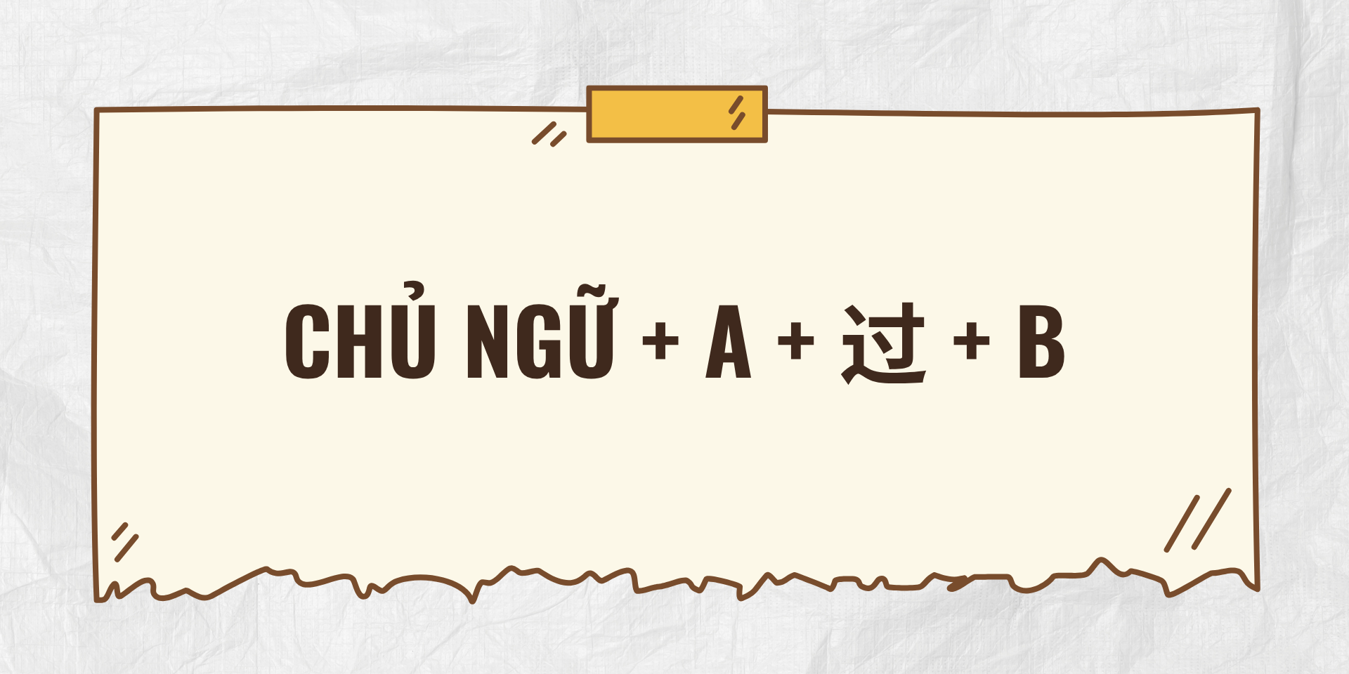 Cách dùng 过 trong tiếng Trung
