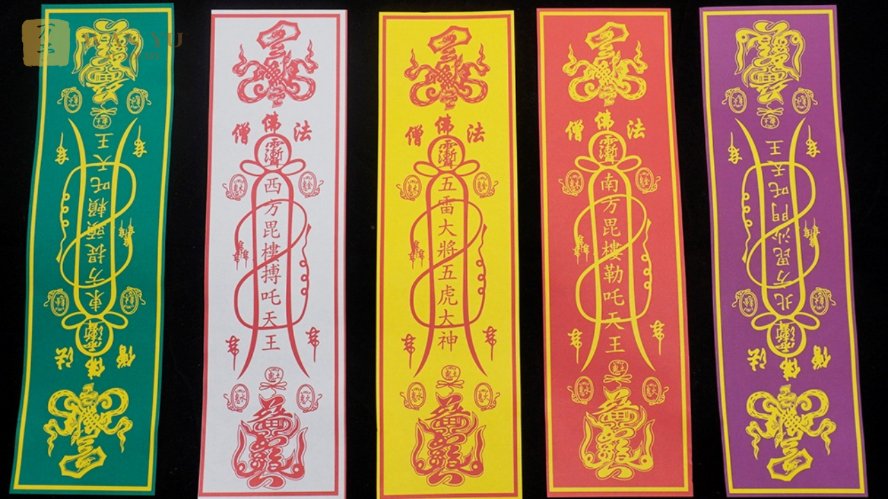 Bùa 5 màu Tết Đoan Ngọ - Lá bùa nhỏ bảo vệ cả gia đình